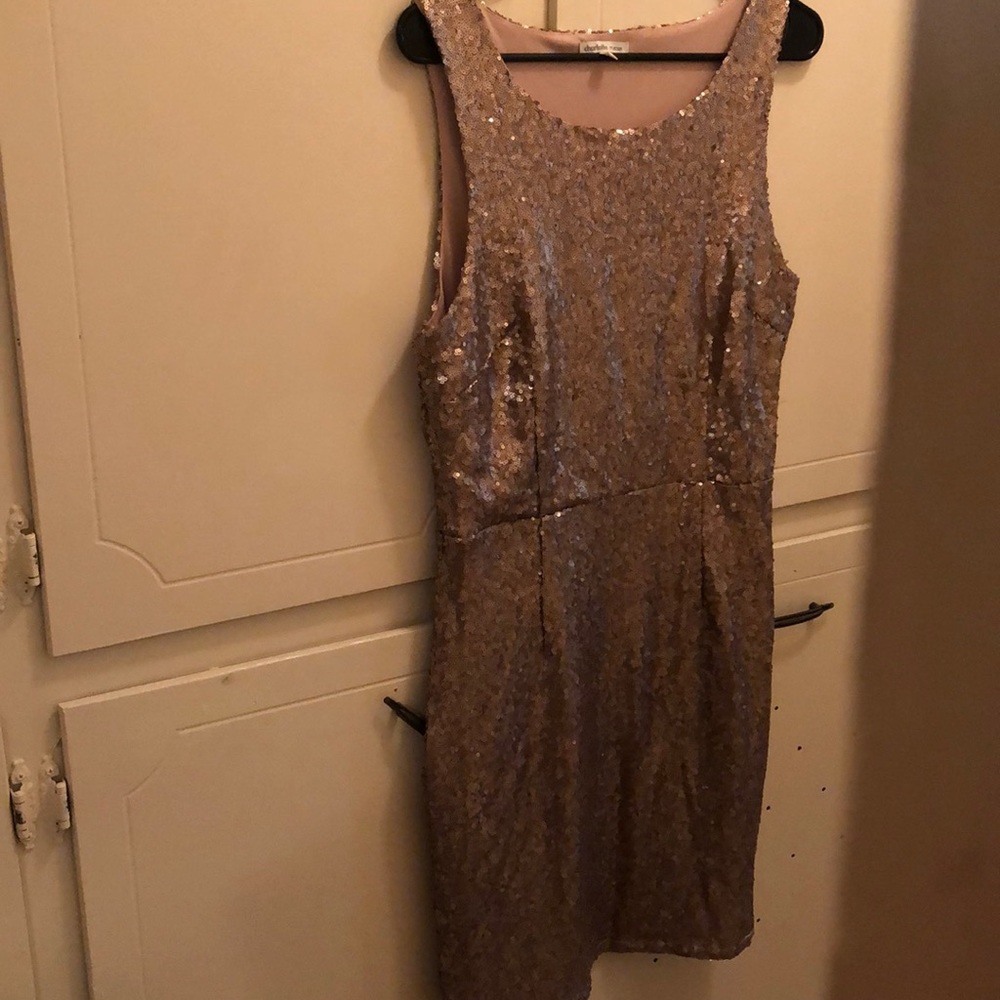 Gold dress
